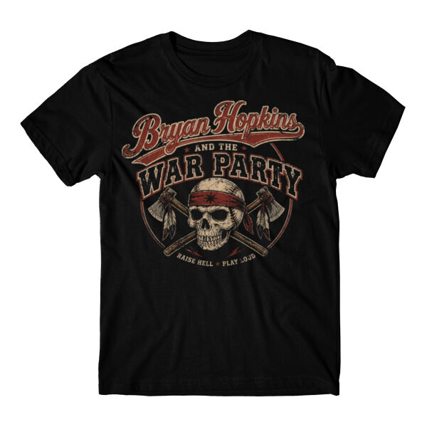 WAR PARTY BASEBALL SKULL - T-SHIRT - $RFL7T9$ Thumbnail